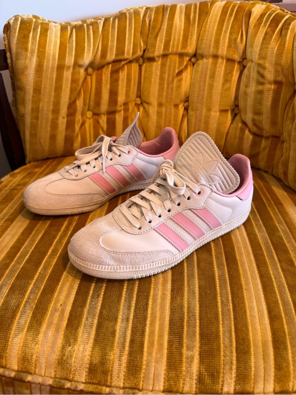 Adidas Humanrace Pharrell Samba in Cream